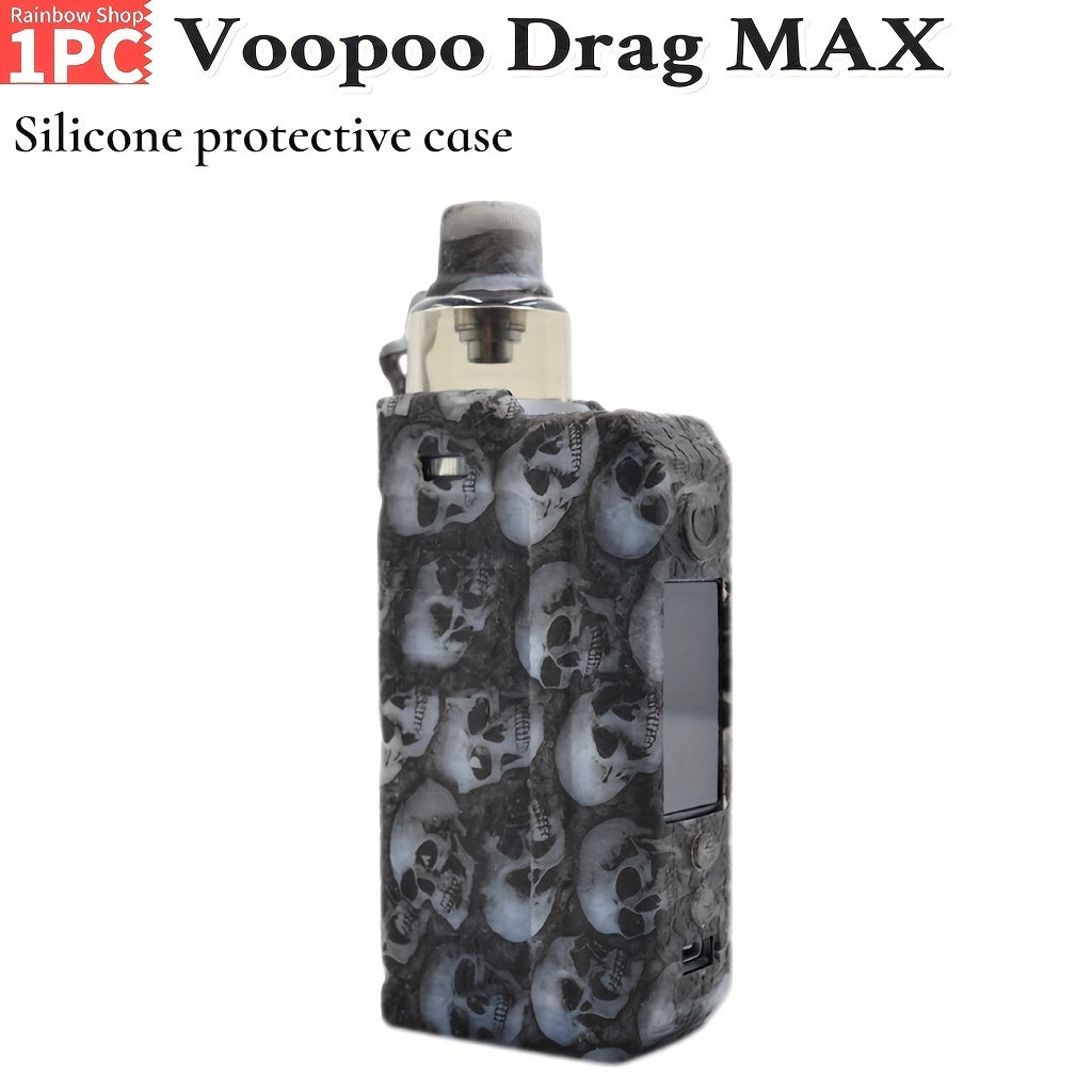 DRAG MAX Silicone Protective Case: Textured Soft Shell, Shockproof Cover for Voopoo E-Cigarettes