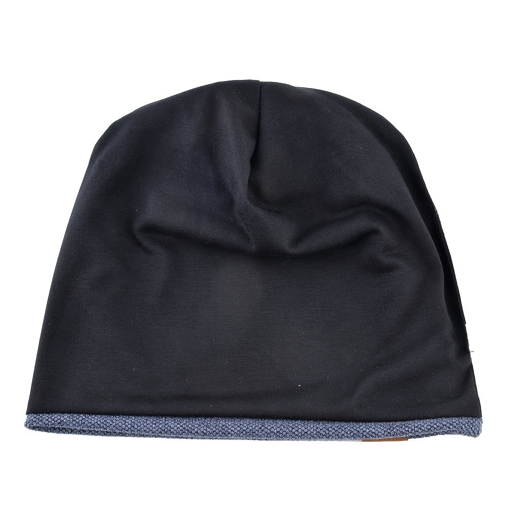 Windproof and warm beanie hat suitable for outdoor casual sports, suitable for both men and women.