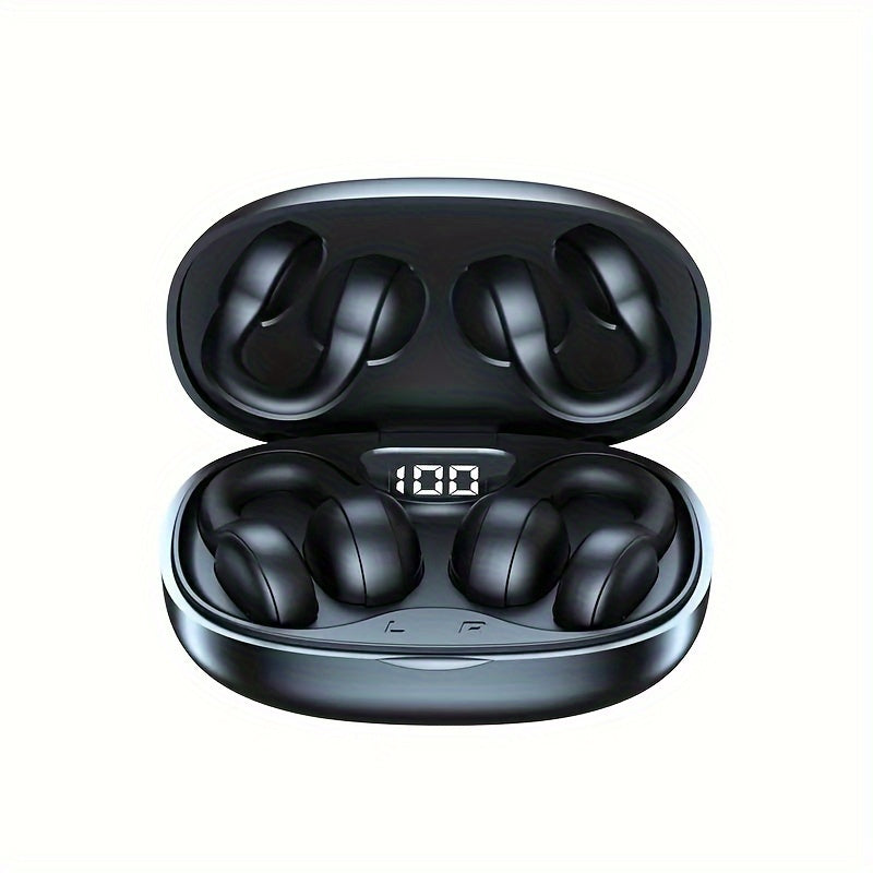 X58 Wireless Noise Canceling Clip-on Ear Headset for Sports and Calls with Long Battery Life.