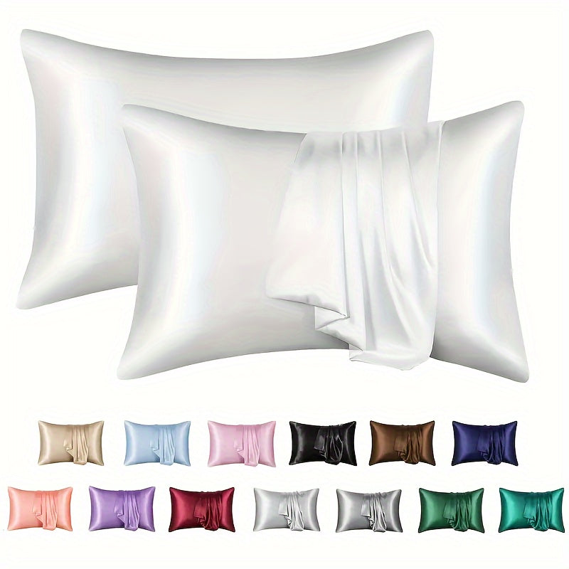 One popular classic color satin pillowcase with comfortable feel, featuring an envelope closure for easy use. A great choice for promoting healthy skin and hair.