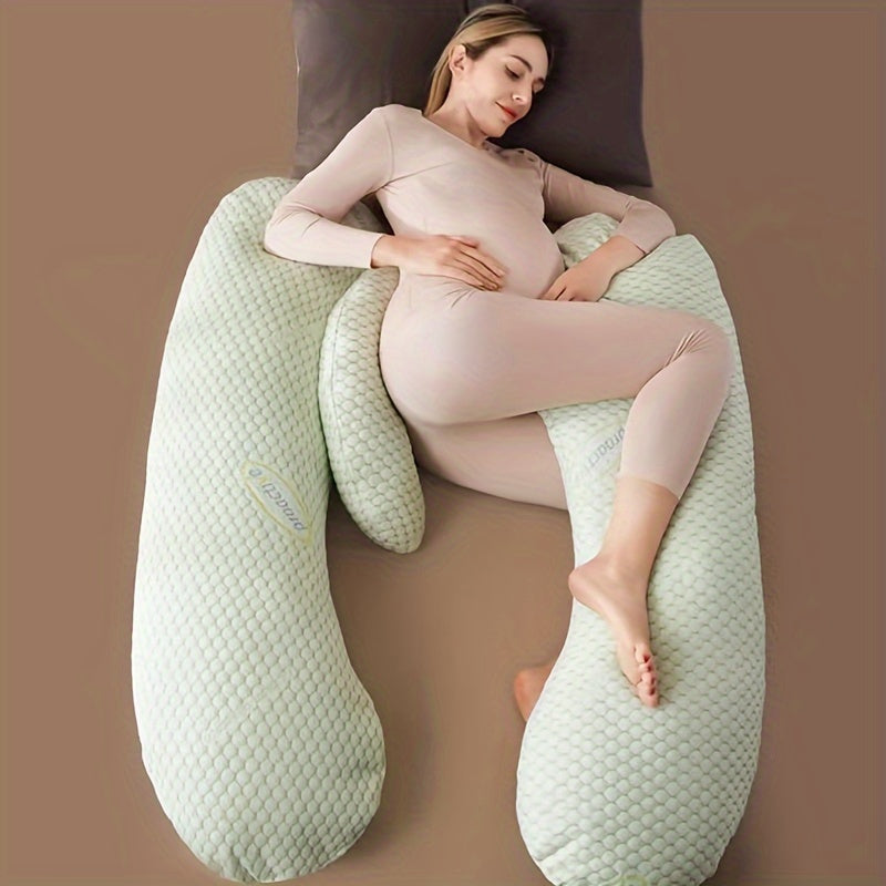 Comfortable Sleep with a Multifunctional Maternity Pillow Providing Nursing and Belly Support