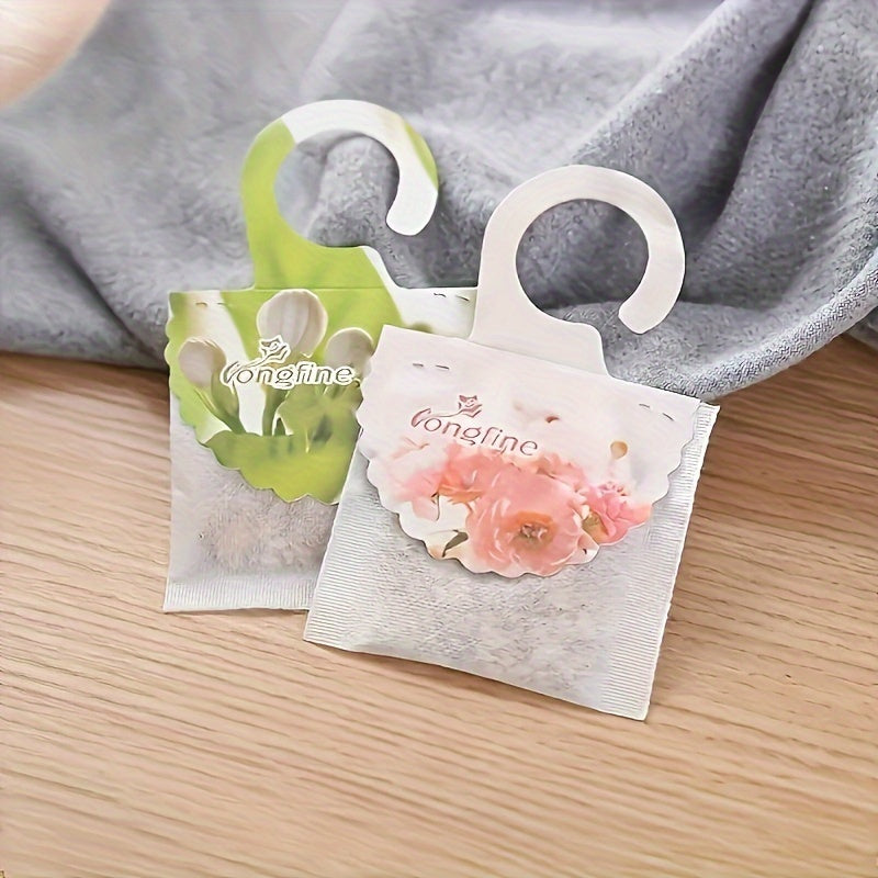 2 Pine Wood Fragrance Scented Sachet Bags for Home & Car, suitable for bedrooms, kitchens, bathrooms, and wardrobes.