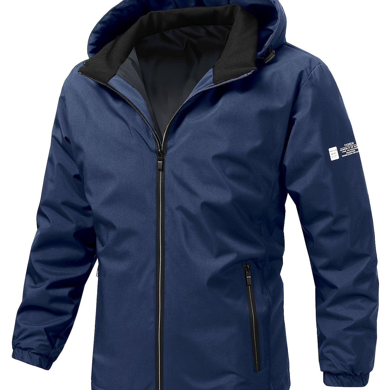 Men's lightweight outdoor windbreaker jacket with hood for spring/autumn wear.