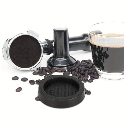 Durable Round Silicone Coffee Tamper Mat - Premium Espresso Press Pad for Kitchen & Dining