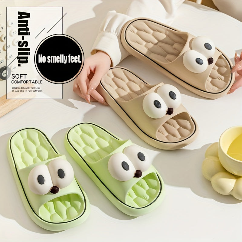 Kawaii cartoon EVA clogs - lightweight, soft soles, non-slip shower slides for summer indoor wear