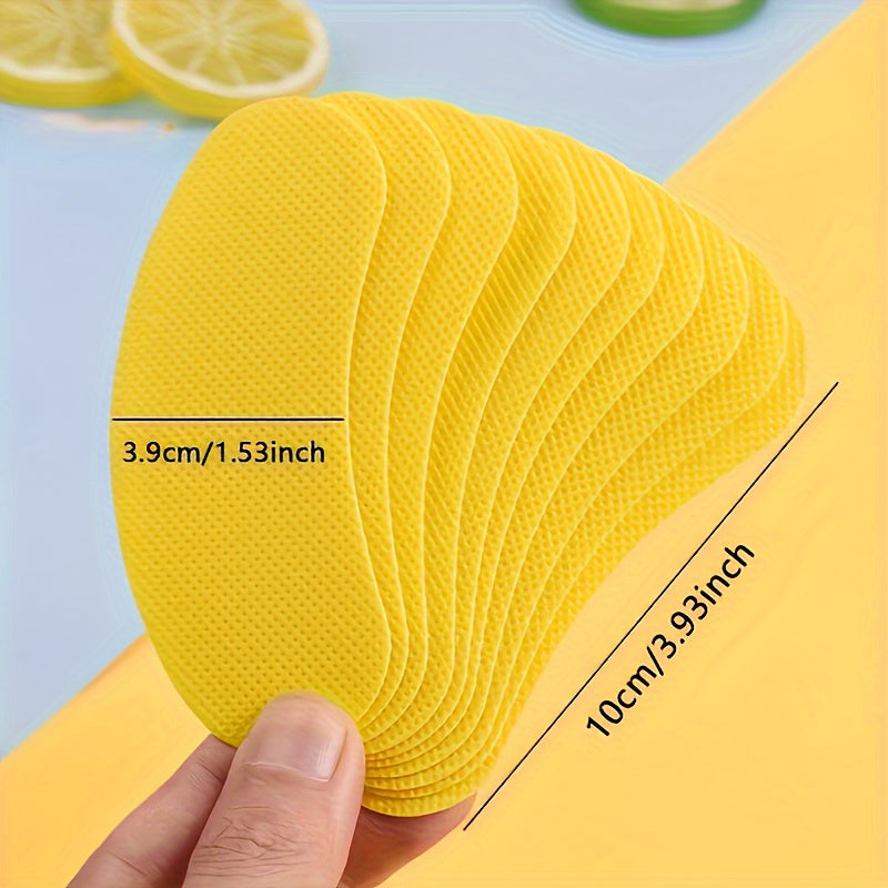 50/100pcs Disposable shoe stickers, portable and odor resistant, refreshes sports shoes with fragrant insole artifact, a great value set of scented shoe stickers.