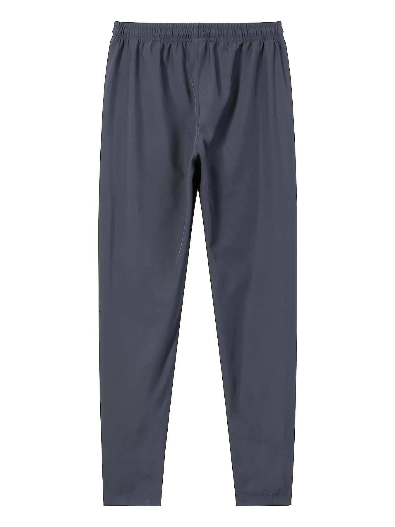 Men's Solid Golf Pants, Drawstring Slim-fit Dress Pants with Pockets for Summer.