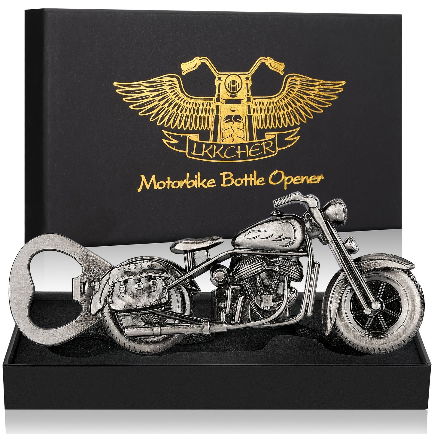 Lao Kuan Motorcycle Beer Bottle Opener Gift Set_INCLUDES Kaga Card