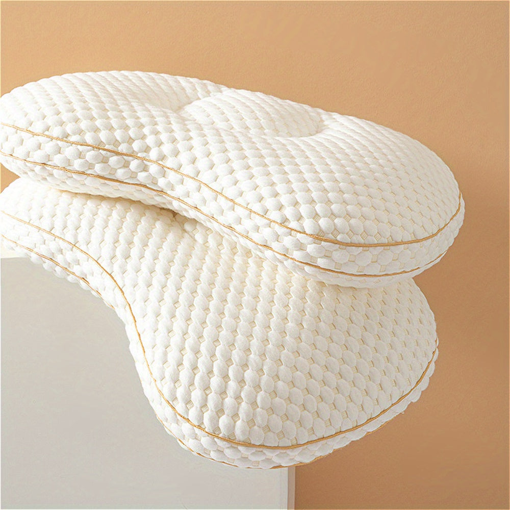 A comfortable butterfly knit neck pillow with ergonomic design - promotes skin-friendly comfort, perfect for sleeping and postpartum support, making it an ideal gift