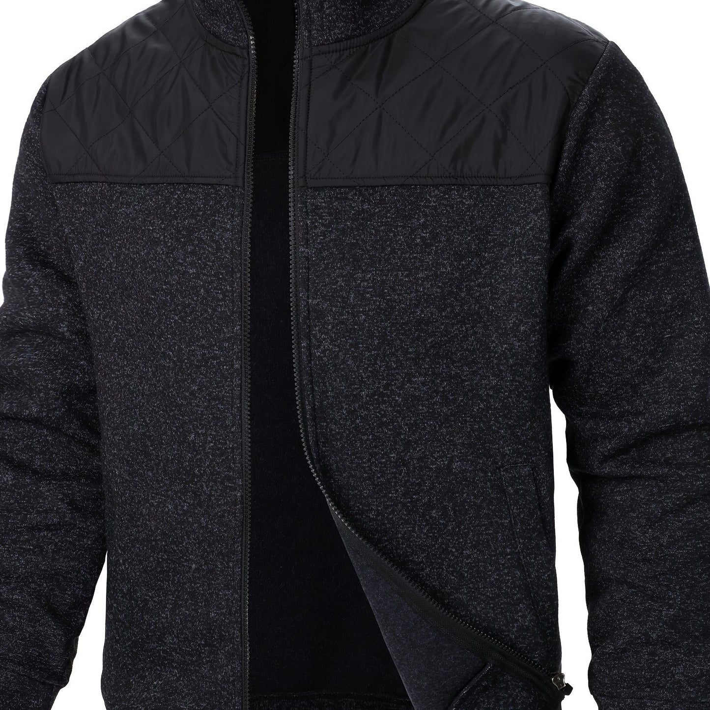 Stylish quilted jacket for men, perfect for spring and autumn outdoor wear. Great as a gift.