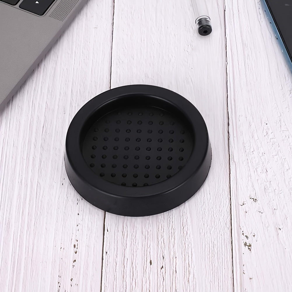 Durable Round Silicone Coffee Tamper Mat - Premium Espresso Press Pad for Kitchen & Dining