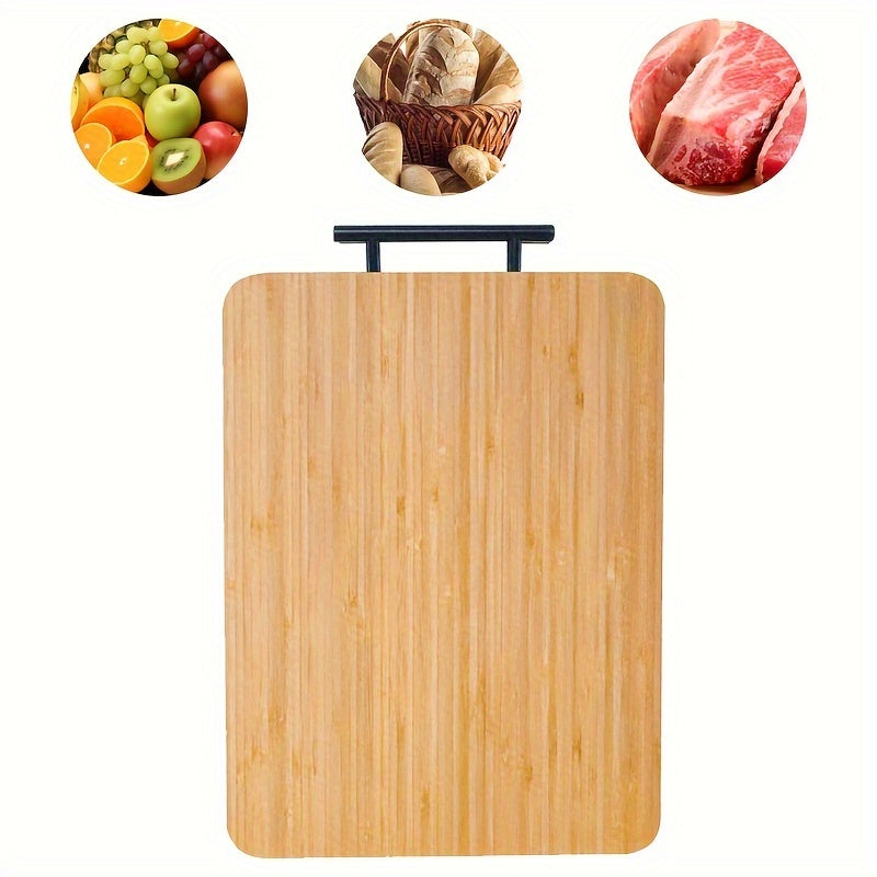 Family Gifts: Nannan Bamboo Chopping Board for the Kitchen, Perfect for Charcuterie Cheese Platters and Cutting Fruits and Vegetables for Meals