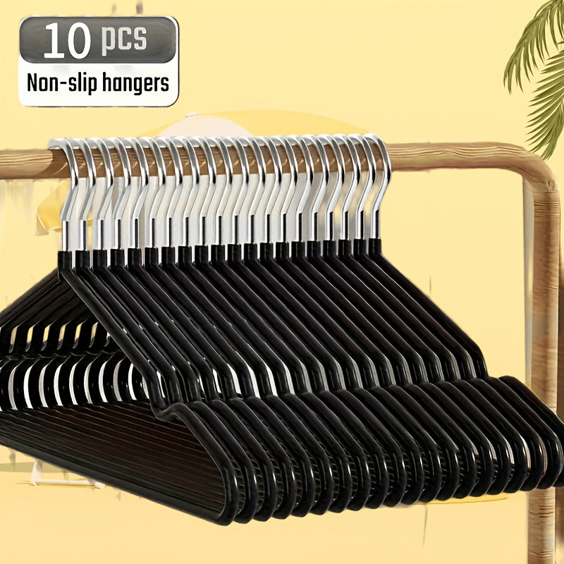 The WYX Hangers offer a sleek and contemporary design, made of metal with a non-slip finish, ideal for a minimalist home decor.