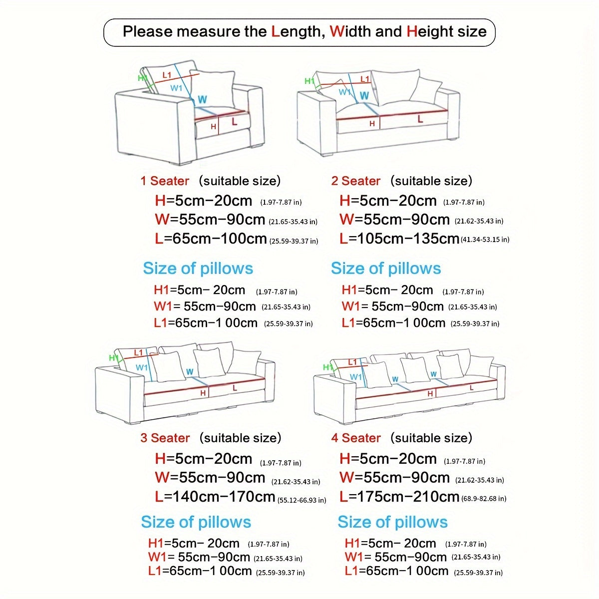 Waterproof sofa cover with elastic stretch and jacquard argyle pattern for home or office decor.