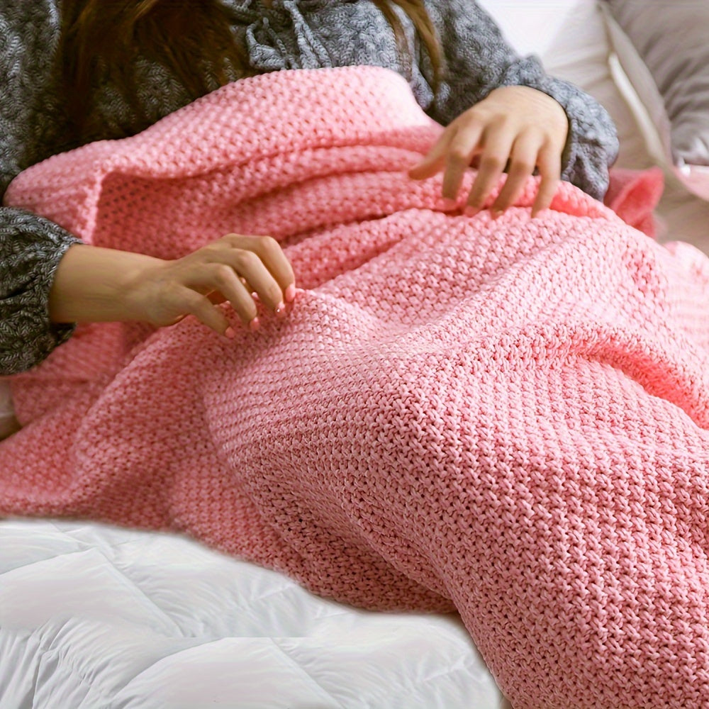 Get yourself a 1 piece Mermaid Tail Blanket, a cozy crochet blanket perfect for all seasons. This soft and comfy blanket is ideal for women and can be used for lounging on the sofa or sleeping. It also makes a cool birthday, wedding, or Mother's Day gift.