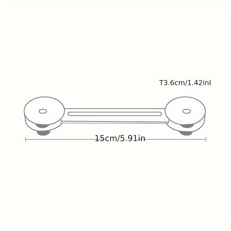 Set of 10 Child Safety Cabinet Locks - Clear, BPA-Free Polyethylene for Drawers, Refrigerators, Cupboards & Pantries