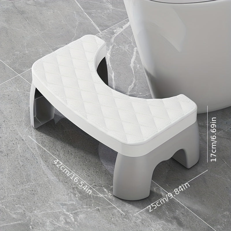 1pc Adult Squat Toilet Stool, Waterproof, Halloween/Christmas Gift Decoration.