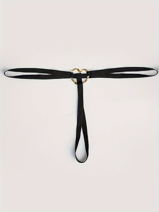 Metal ring thong for women's sexy fashion.