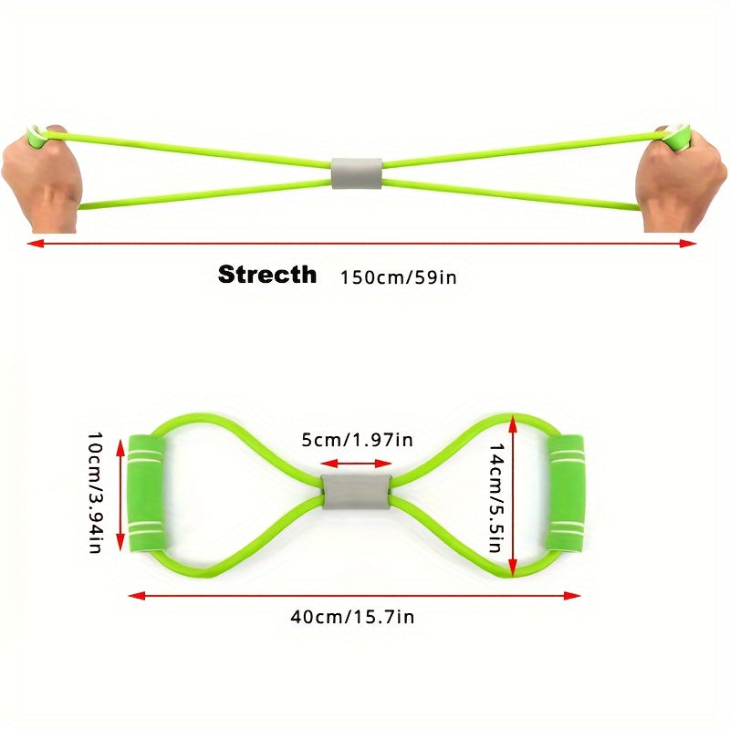 Resistance rope and pedal puller set suitable for sit-ups, fitness, and stretching.