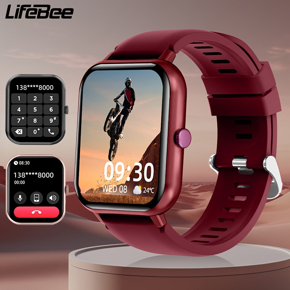 New 2024 LIFEBEE Smartwatch with 1.83" Touch Screen, Call Function, Fitness Tracking with 100+ Modes.