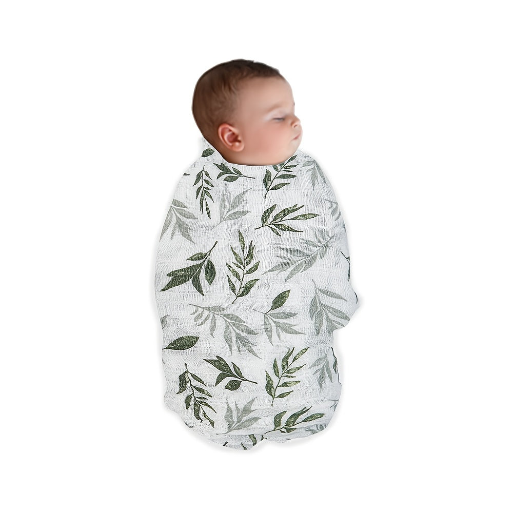 Baby swaddle wrap muslin blankets and baby bath towels, perfect for a Thanksgiving Day gift. Get 2 pieces in this set.