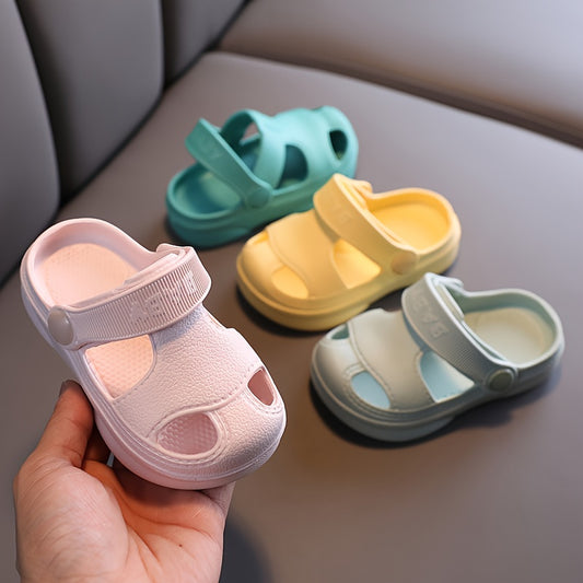 Kids' Summer Slip-On Sandals - Breathable EVA Material, Non-Slip Sole, Ideal for Indoor/Outdoor Wear.