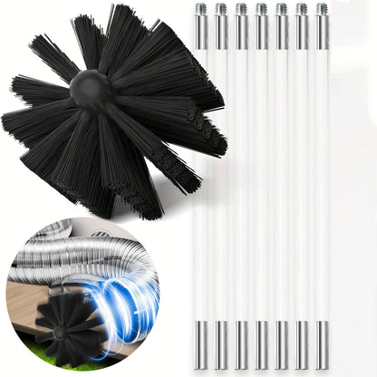 ProClean introduces a 3.66 meter expandable dryer vent cleaning brush kit. This kit features a medium firmness synthetic brush head, a plastic handle, and a lint remover tool with attachment. Enjoy drill-free operation for a hassle-free cleaning