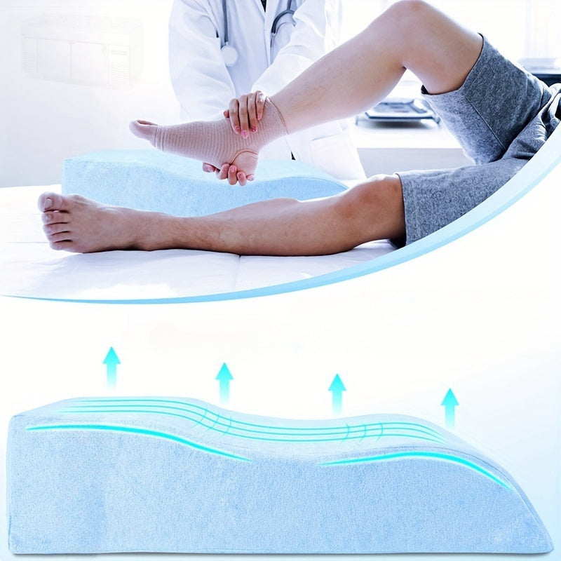 One piece of Medical Posture Cushion, delivered by sea, designed for side sleepers. This Ergonomic Memory Sponge Leg Pillow offers relief for joint and hip pain, promoting better sleeping posture and comfort. Made with breathable, washable polyester