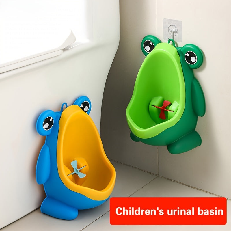 Child's toilet urinal for hanging on the wall or standing on the floor, perfect for potty training.