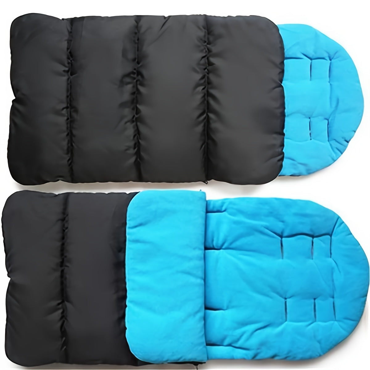 A cozy 1-piece trolley sleeping bag with a warm foot cover, perfect for autumn and winter. This windproof bag comes with a cotton cushion, making it a wonderful gift for Christmas, Thanksgiving Day, New Year, or Valentine's Day.