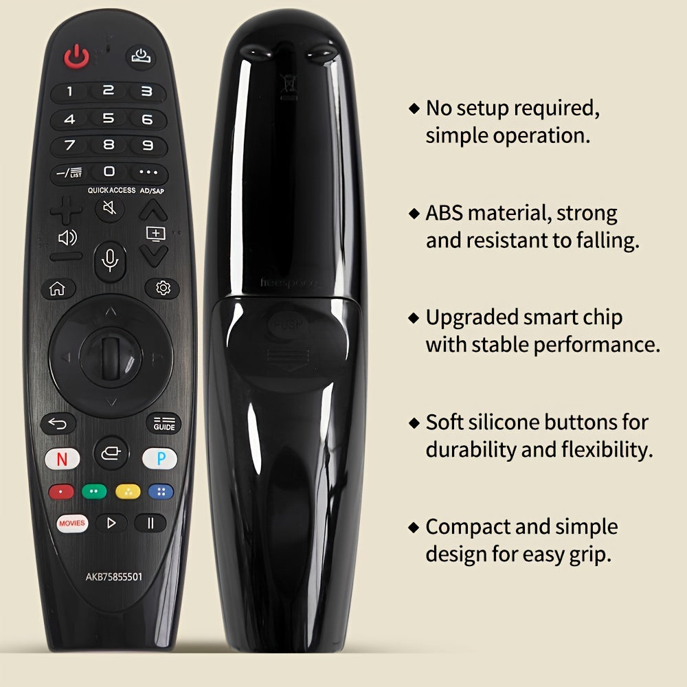 2017 LG TV universal remote control, stylish design, battery-powered, infrared sensor, no voice function, single device support, voltage ≤36V.