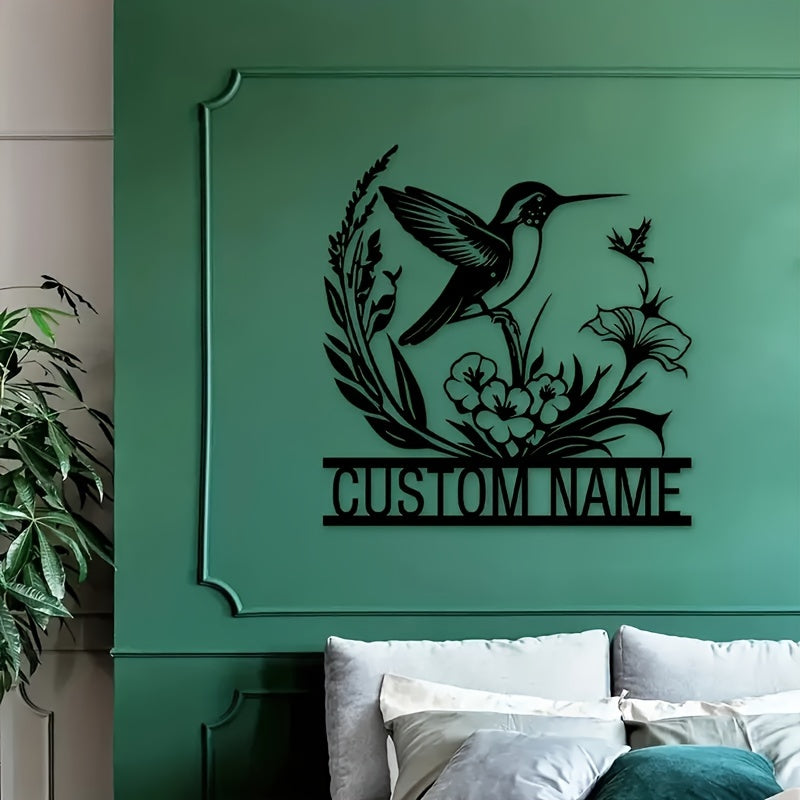 Personalized Metal Bird Flower Wall Art - Farmhouse Decor for Porch or Courtyard

Add a touch of charm to your home with this stunning metal wall art featuring a personalized bird and flower design. This customizable piece is perfect for adding a unique