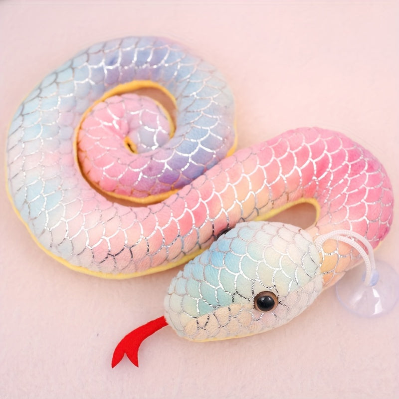 Soft cotton plush pendants in tie-dyed and gilded snake designs, perfect for celebrating the Year of The Snake. Suitable for ages 14 and up.