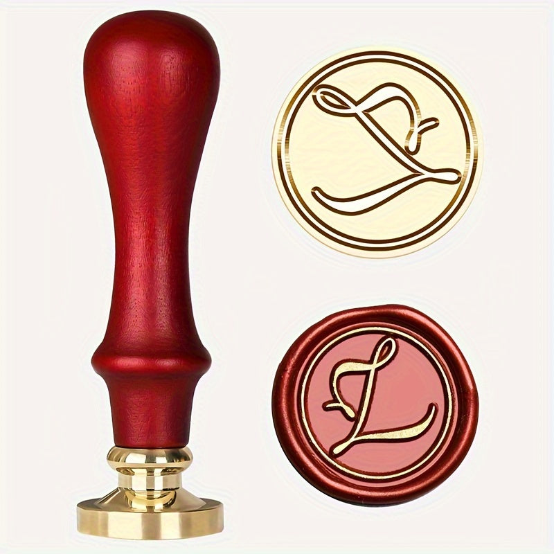 Alphabet A-Z Sealing Wax Stamp Kit for Wedding Invitations and Letter Sealing