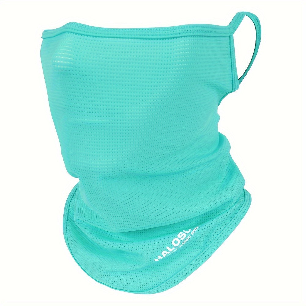 Protect your face with this breathable sun protection mask made of ice silk. Perfect for cycling and outdoor activities, this versatile neck gaiter is windproof and dustproof.