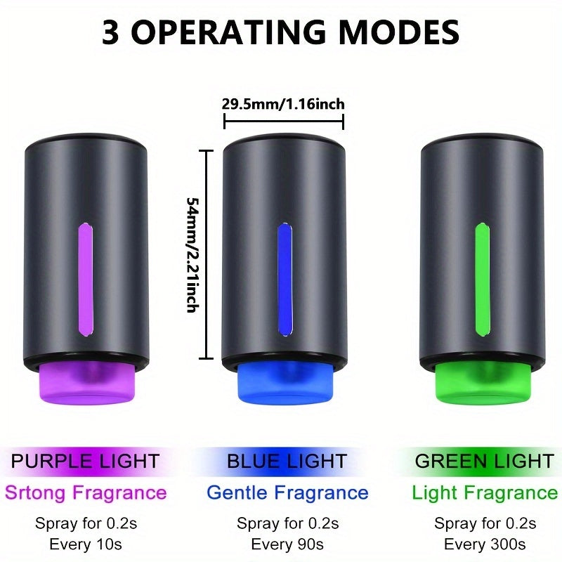 Portable car aromatherapy diffuser with rechargeable battery for a healthy lifestyle.