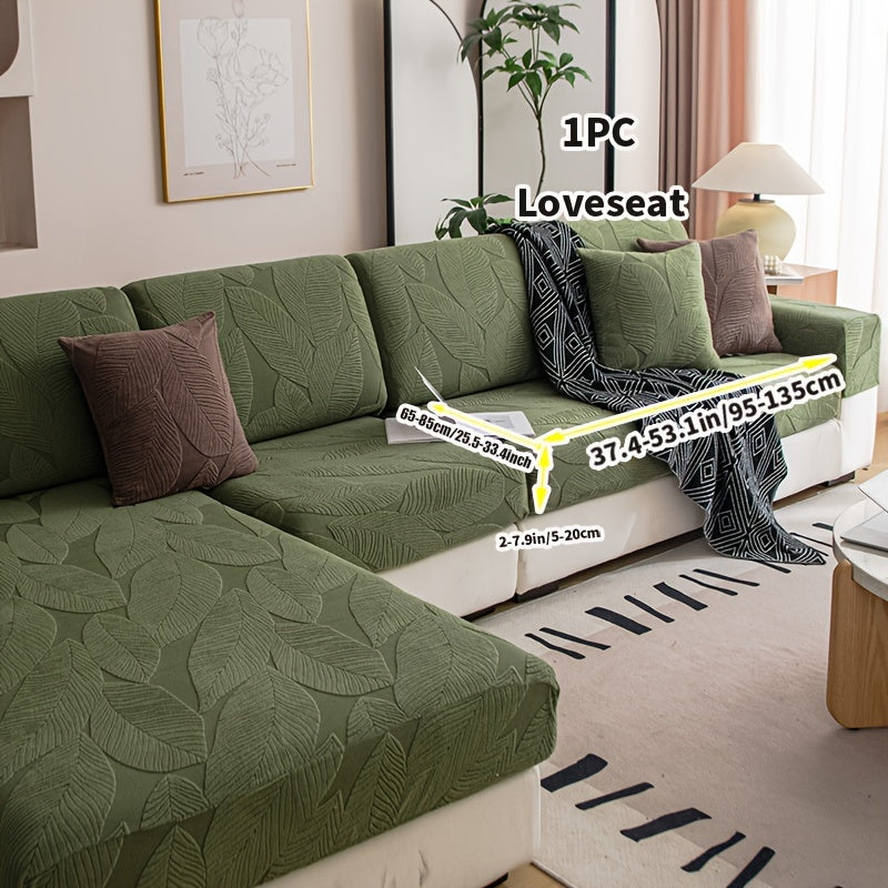 Durable Jacquard Sofa Cover suitable for all seasons, washable and stretchable, designed for modern style sofas in living rooms, offices, and homes. Easy to maintain with anti-slip features and suitable for single, double, triple, or quadruple seats.