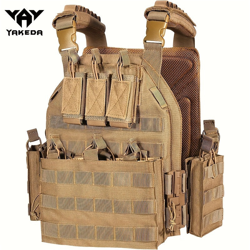 BOMTURN Outdoor Training Vest for Men with Quick Release Molle Design