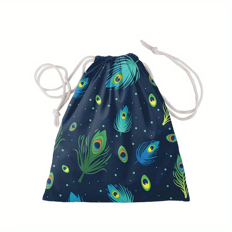 Get ready for any adventure with this versatile 25x30cm Reusable Wet Bag. Perfect for use as a Pul Waterproof Diaper Bag, Beach Pool Gym Bag, Stroller Yoga Toiletries Daycare Organizer, this large capacity drawstring bag is a must-have for moms on the