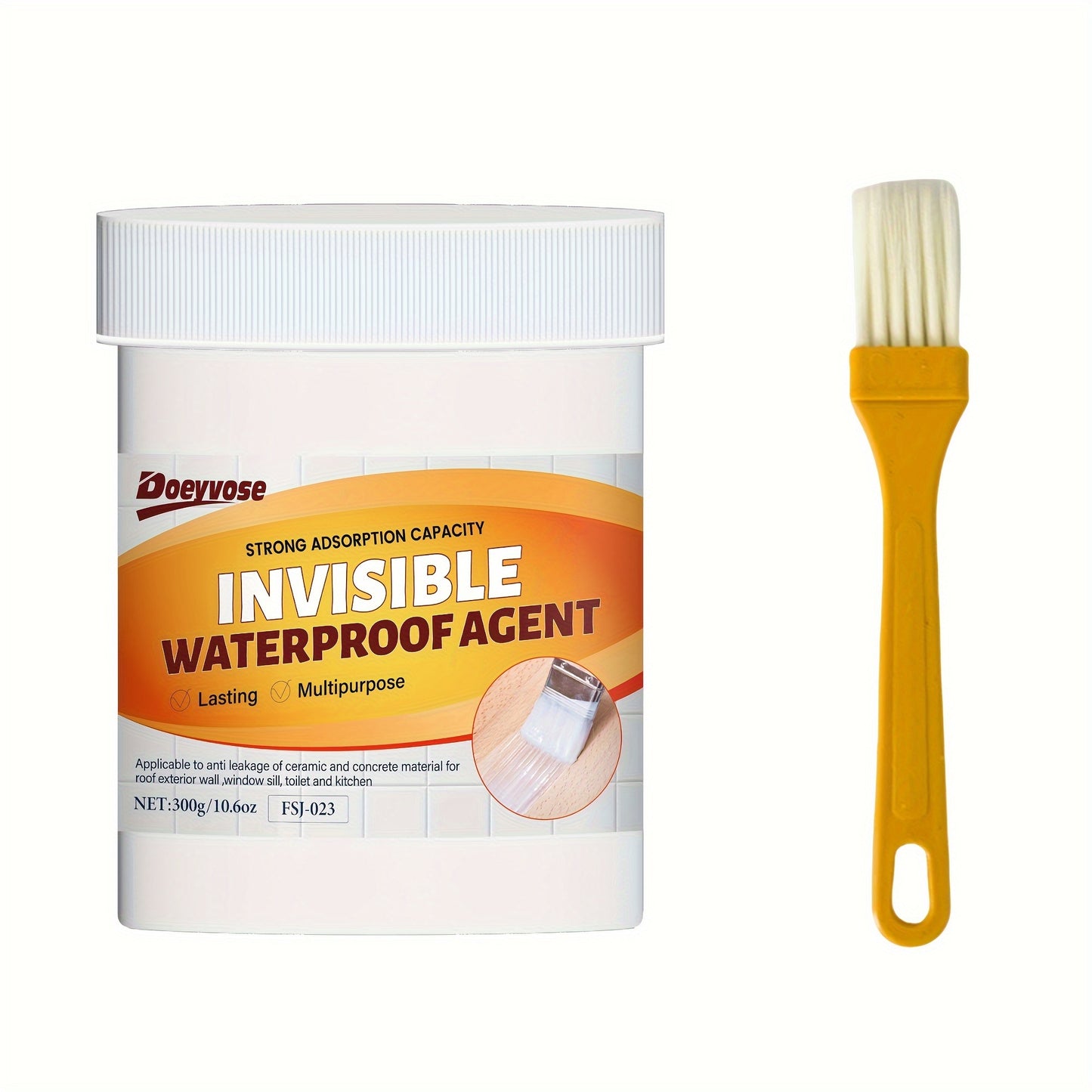 Doeyvose's Ultra-Strong Adhesive Waterproof Sealant provides invisible heat insulation for bathrooms, toilets, floors, walls, ceilings, showers, and tiles.