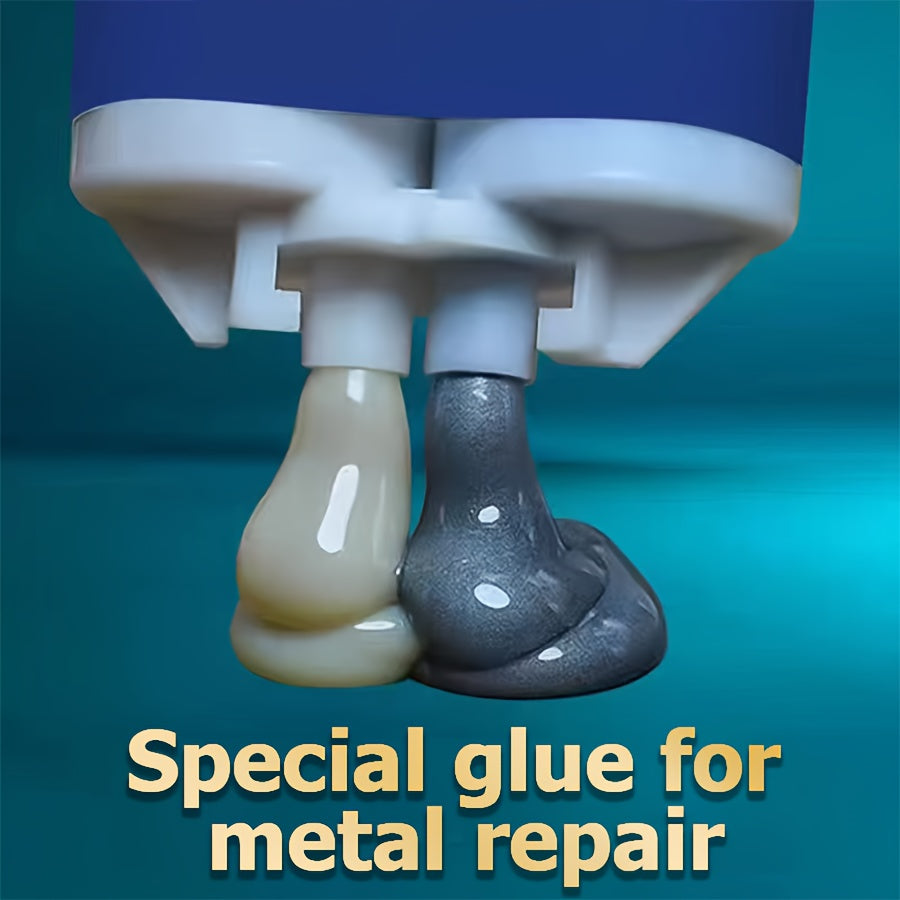 90g High-Temperature Resistant AB Epoxy Glue for Metal Repairs - Strong Adhesive for Various Metal Surfaces and Pipe Leaks