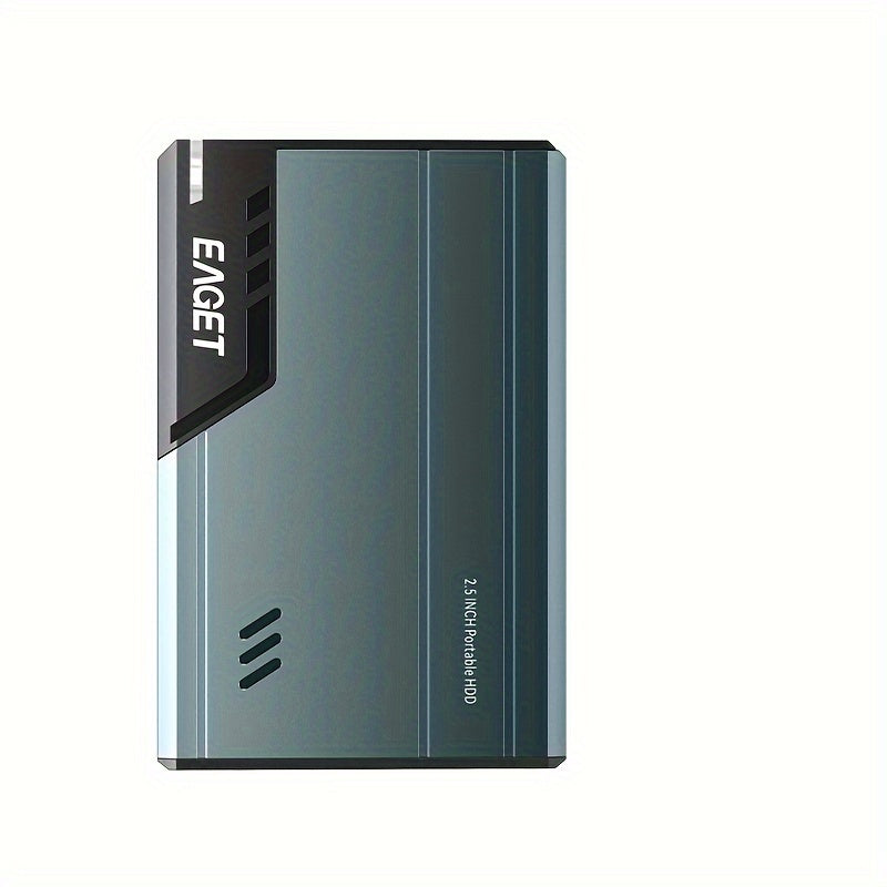 EAGET 500GB Portable External Hard Drive with USB 3.0 - Plug and Play for PC, Mac, PS4, Xbox - No Battery