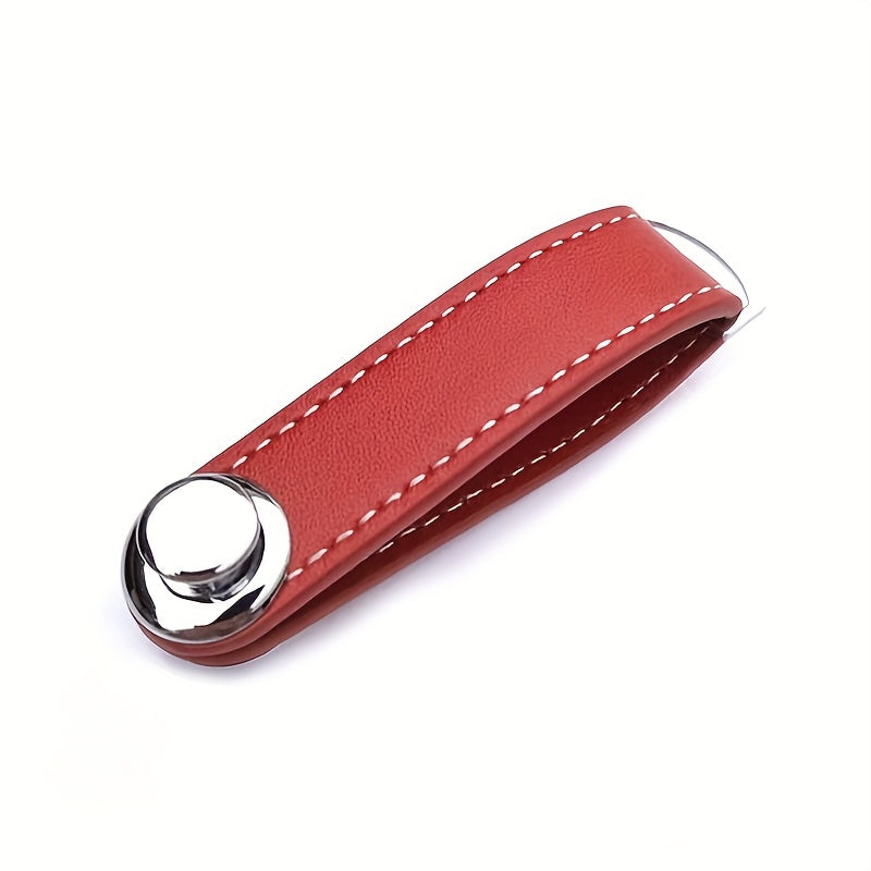 PU Leather Keychain Key Wallet Holder Case Bag Pouch with Chain Key Ring for Housekeeper Pocket Key Organization