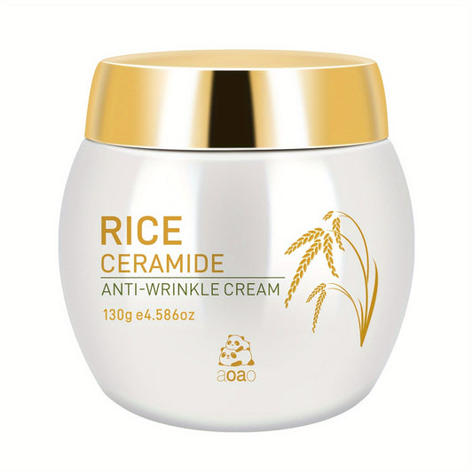 Rice cream collagen anti-aging moisturizer tightens skin, reduces fine lines, and promotes a younger appearance.