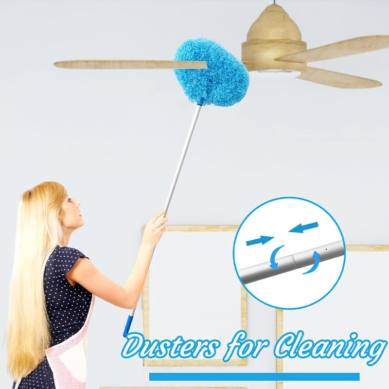 Microfiber Ceiling Fan Cleaner - The Ultimate Dust Removal Tool for High Ceilings made of Washable Plastic Material