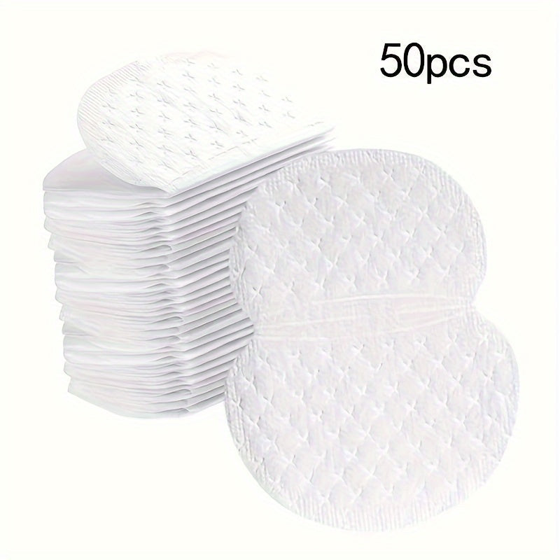 50/100pcs Disposable Armpit Sweat Pads, Durable, Lightweight & Breathable, Odorless, Easy-to-use, Suitable for Men and Women in Hot Summer