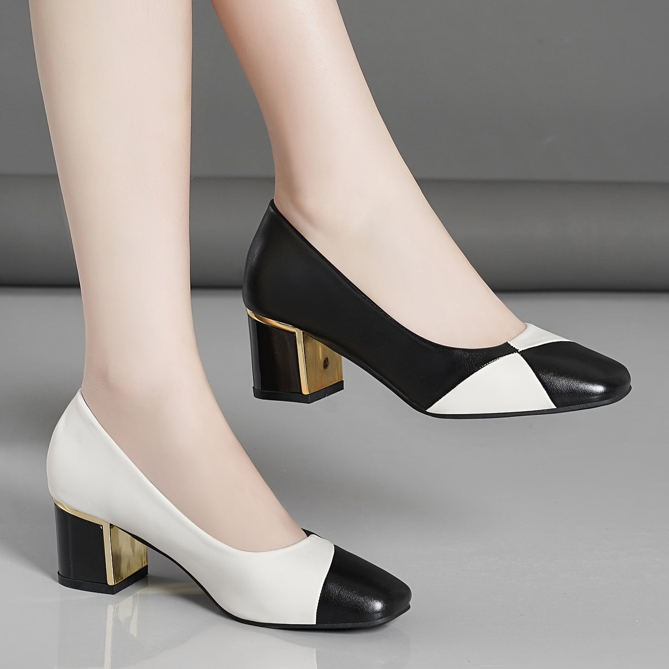 Pointed Thick Heel Women's High Heels