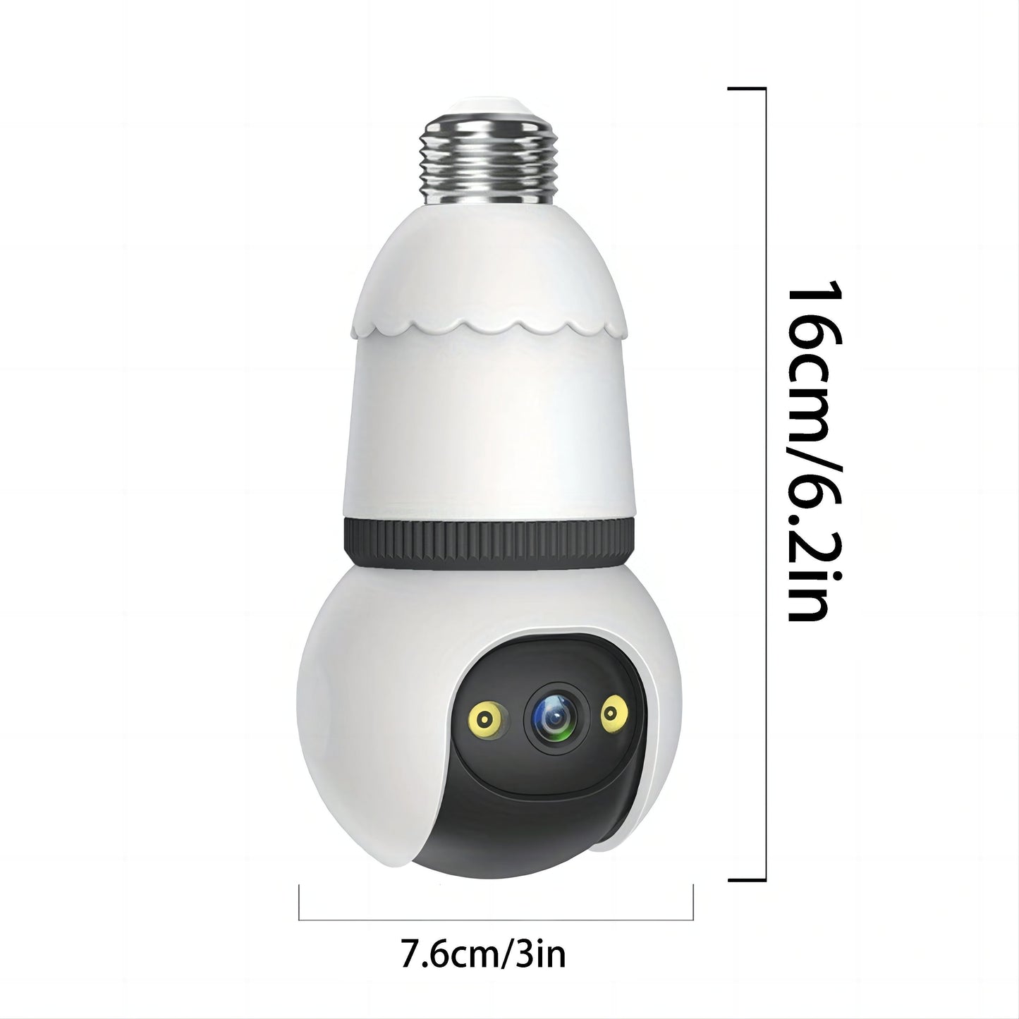 Experience the Teruhal Smart WiFi Bulb Camera with advanced features including Auto-Tracking, Full-Color Night Vision, and Two-Way Audio. Protect your home with High-Definition 1080P security for ultimate safety.