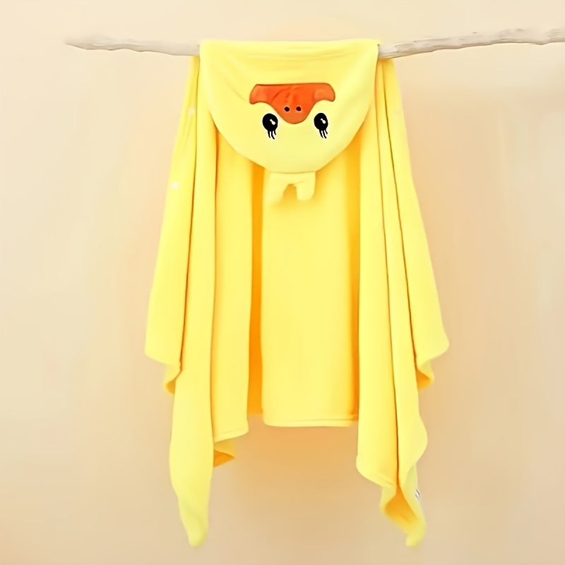 Soft, absorbent, and warm duck-themed hooded bath towel for kids. Perfect Christmas gift for boys and girls.