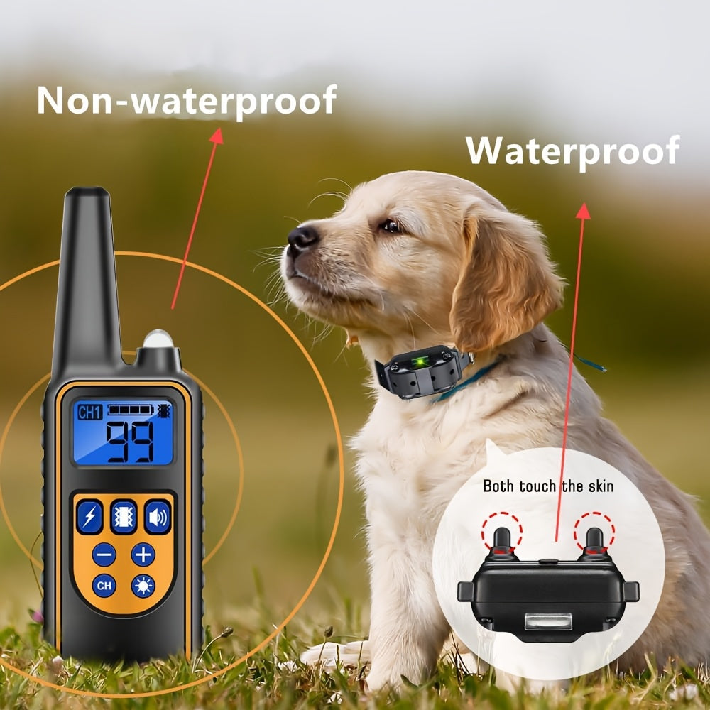 Europe bans dog training device with multiple modes and 99 sensitivity levels, including remote shock collar.